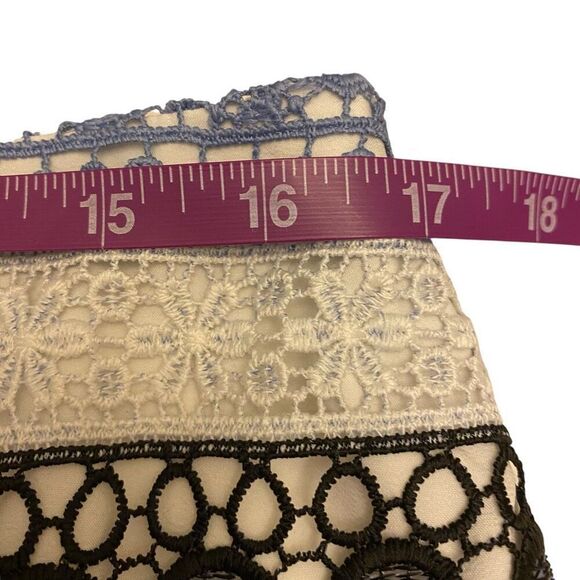 Talbots Lace Stripe Pencil Skirt Size 12 - Picture 13 of 15